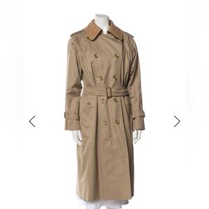 EGO Tan Double-Breasted Trench Coat